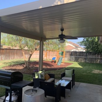 KM Patio Covers - New Patio with fan - Patio Coverings Near Me KM Patio Covers - New Patio with fan - Patio Coverings Near Me