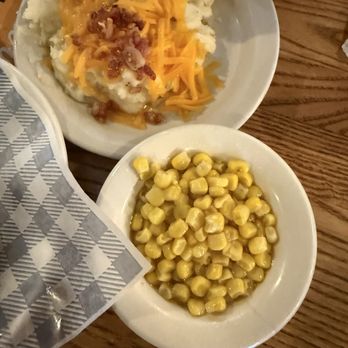 Cracker Barrel Old Country Store - Corn and Loaded Mashed Potatoes - American Near Me - Brooklyn, Ohio Cracker Barrel Old Country Store - Corn and Loaded Mashed Potatoes - American Near Me - Brooklyn, Ohio