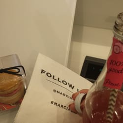 Marciano - After waiting forever for my mom, they gave us free cookies and lemonade.