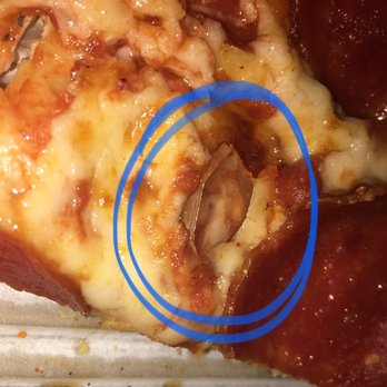 Pizza Hut - I ordered a large pepperoni pizza was about to take a bite and found a quarter inch piece of clear plastic or glass idk!! - Chicken Wings Near Me - Durango, Colorado