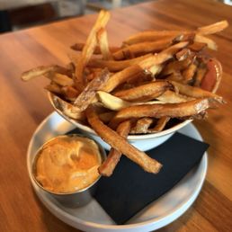 house fries with curry aioli house fries with curry aioli