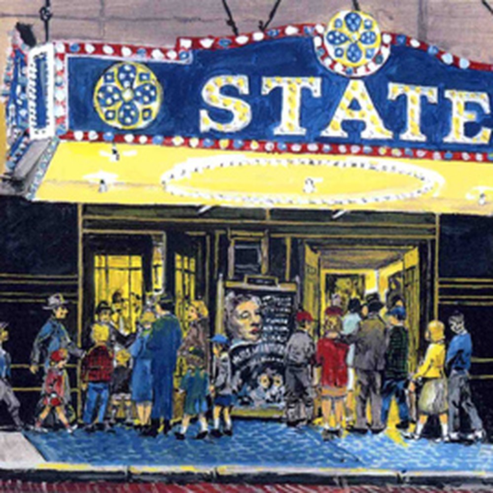 Darress Theatre - a painting of a crowd of people outside a theater - Music Venues Near Me - Boonton, New Jersey Darress Theatre - a painting of a crowd of people outside a theater - Music Venues Near Me - Boonton, New Jersey