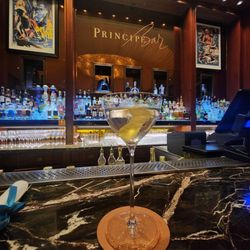 Principe Bar - Yes, you guessed it ! Vesper Martini   at "my bar" in Milan ( Inside Hotel Principe di Savoia)