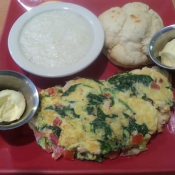 Toasted Mango Cafe - Sarasota Roasted turkey omelet with spinach, jack cheese, tomato, and broccoli. - Cafes Near Me - Sarasota, Florida