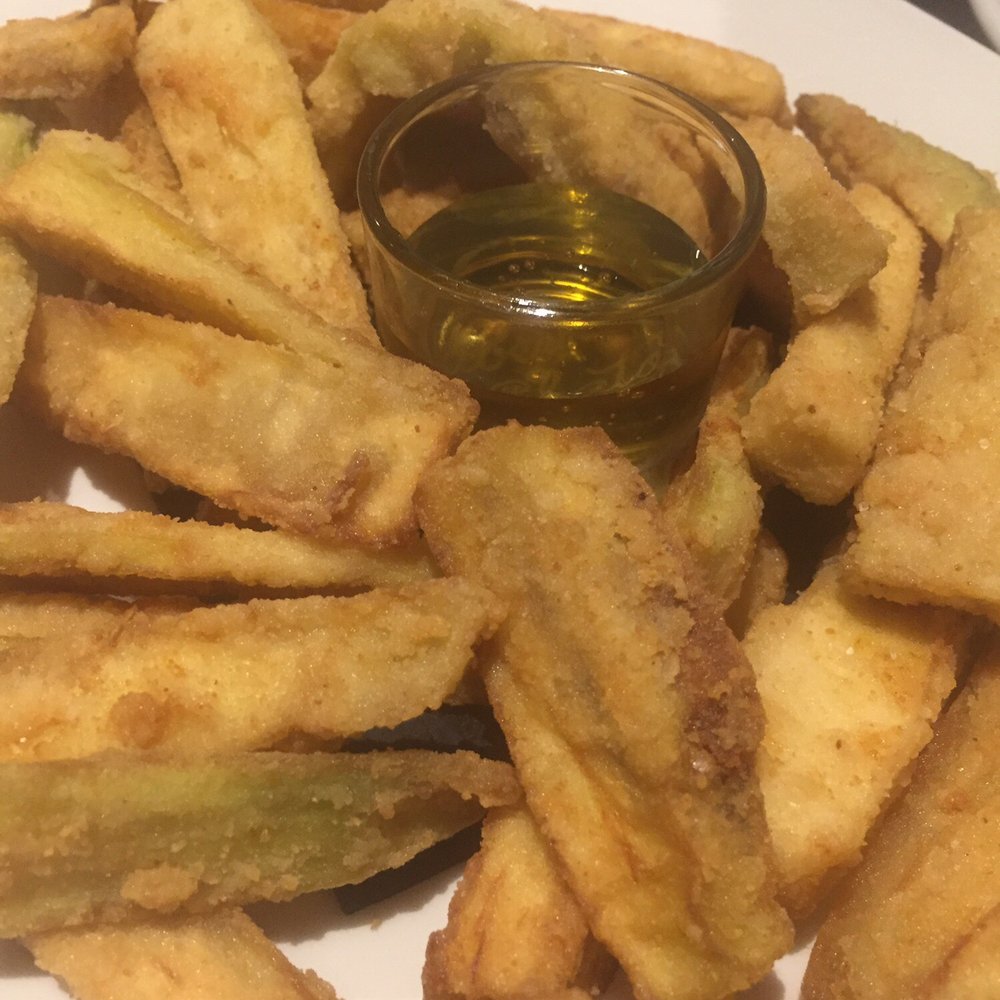 Taberna del Chato - Eggplant sticks..good. - Tapas/Small Plates Near Me - Madrid, M Taberna del Chato - Eggplant sticks..good. - Tapas/Small Plates Near Me - Madrid, M