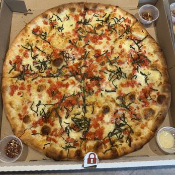Home Slice Pizza - #1 Margherita. Fans of classic pizza will be psyched. - Pizza Near Me - Houston, Texas Home Slice Pizza - #1 Margherita. Fans of classic pizza will be psyched. - Pizza Near Me - Houston, Texas