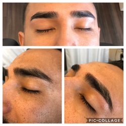 Fara's Brow Bar - Men Brow threading before and after!!