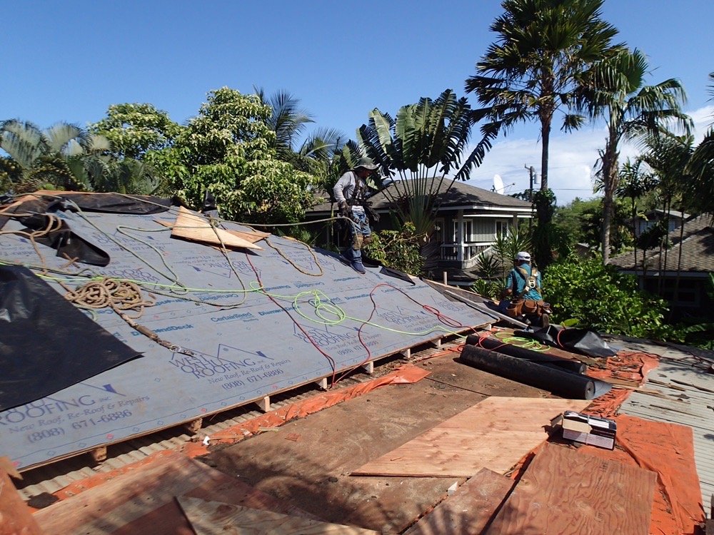 Slide of West Oahu Roofing