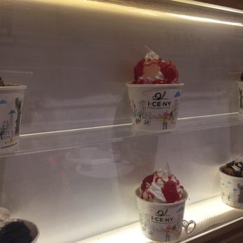 I CE NY - Rolled ice-cream on display. - Desserts Near Me - New York, New York I CE NY - Rolled ice-cream on display. - Desserts Near Me - New York, New York