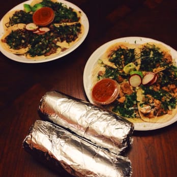 El Roy's Express Mex - Tacos de carne asada, pollo and two shrimp burritos! - Mexican Near Me - Petaluma, California