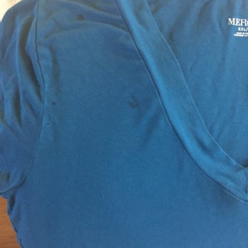 V & R Laundry & Dry Cleaners - Brand new work shirt stained. - Laundry Services Near Me - Studio City, California V & R Laundry & Dry Cleaners - Brand new work shirt stained. - Laundry Services Near Me - Studio City, California