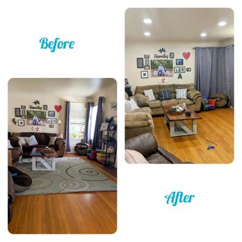 Avila's Electric - Added 8 can lights to a livingroom and it made a big difference. Also integrated it with Alexa and made everything wireless. - Electricians Near Me - Long Beach, California Avila's Electric - Added 8 can lights to a livingroom and it made a big difference. Also integrated it with Alexa and made everything wireless. - Electricians Near Me - Long Beach, California