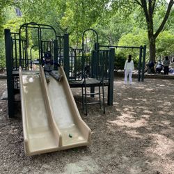 Clarendon Street Playground - Little kid play equipment.