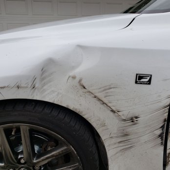 Collision Works - Cement truck did damage to my car (was park) - Body Shops Near Me - Long Beach, California Collision Works - Cement truck did damage to my car (was park) - Body Shops Near Me - Long Beach, California