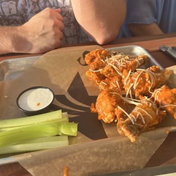 The Rackhouse - Spicy Parmesan garlic 10 wings - American Near Me - The Colony, Texas The Rackhouse - Spicy Parmesan garlic 10 wings - American Near Me - The Colony, Texas