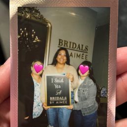 I said yes at Bridals By Aimee