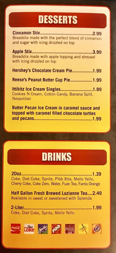 Food from Pizza King