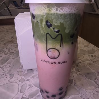Midtown Boba - Strawberry Matcha with Crystal Boba - Bubble Tea Near Me - Miami, Florida Midtown Boba - Strawberry Matcha with Crystal Boba - Bubble Tea Near Me - Miami, Florida