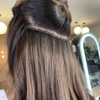 Margaret Zych - One row with Invisible Bead Extensions® - Hair Stylists Near Me Margaret Zych - One row with Invisible Bead Extensions® - Hair Stylists Near Me