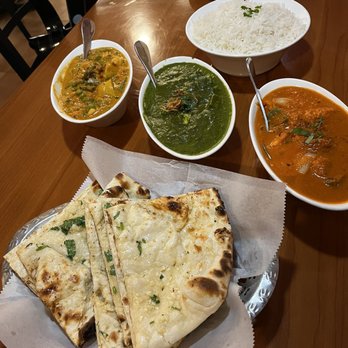Cumin N Eat - Garlic naan, mixed veg kadai, paneer saag, chicken tikka masala, rice - Indian Near Me - Secaucus, New Jersey Cumin N Eat - Garlic naan, mixed veg kadai, paneer saag, chicken tikka masala, rice - Indian Near Me - Secaucus, New Jersey