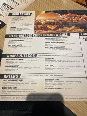 Menu photo 2 Buffalo Wild Wings Ewa Beach, HI Menu photo 2 Buffalo Wild Wings Ewa Beach, HI