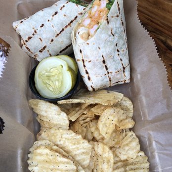 Guanabanas - Spicy Florida shrimp wrap - Seafood Near Me - Jupiter, Florida