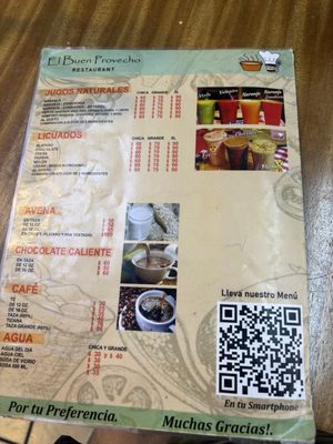 Menu photo 3 El Buen Provecho Ensenada, BCN