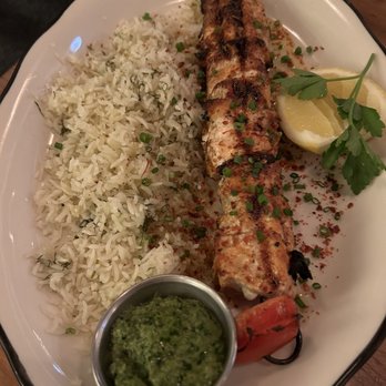 Ema - Salmon Kebab - Mediterranean Near Me - Chicago, Illinois