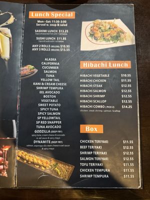 Menu photo 1 Osaka Sushi & Grill Tampa, FL Menu photo 1 Osaka Sushi & Grill Tampa, FL
