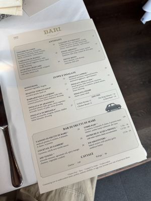 Menu photo 1 Bari Ristorante Houston, TX Menu photo 1 Bari Ristorante Houston, TX