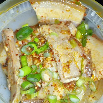 Spices - Chinese Bacon with Garlic Sauce - yum level 7 - Szechuan Near Me - San Francisco, California Spices - Chinese Bacon with Garlic Sauce - yum level 7 - Szechuan Near Me - San Francisco, California