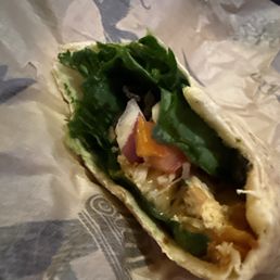Make your own chicken Pita!