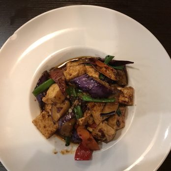 Wild Ginger - Japanese eggplant with garlic sauce and tofu - Asian Fusion Near Me - Plain City, Ohio