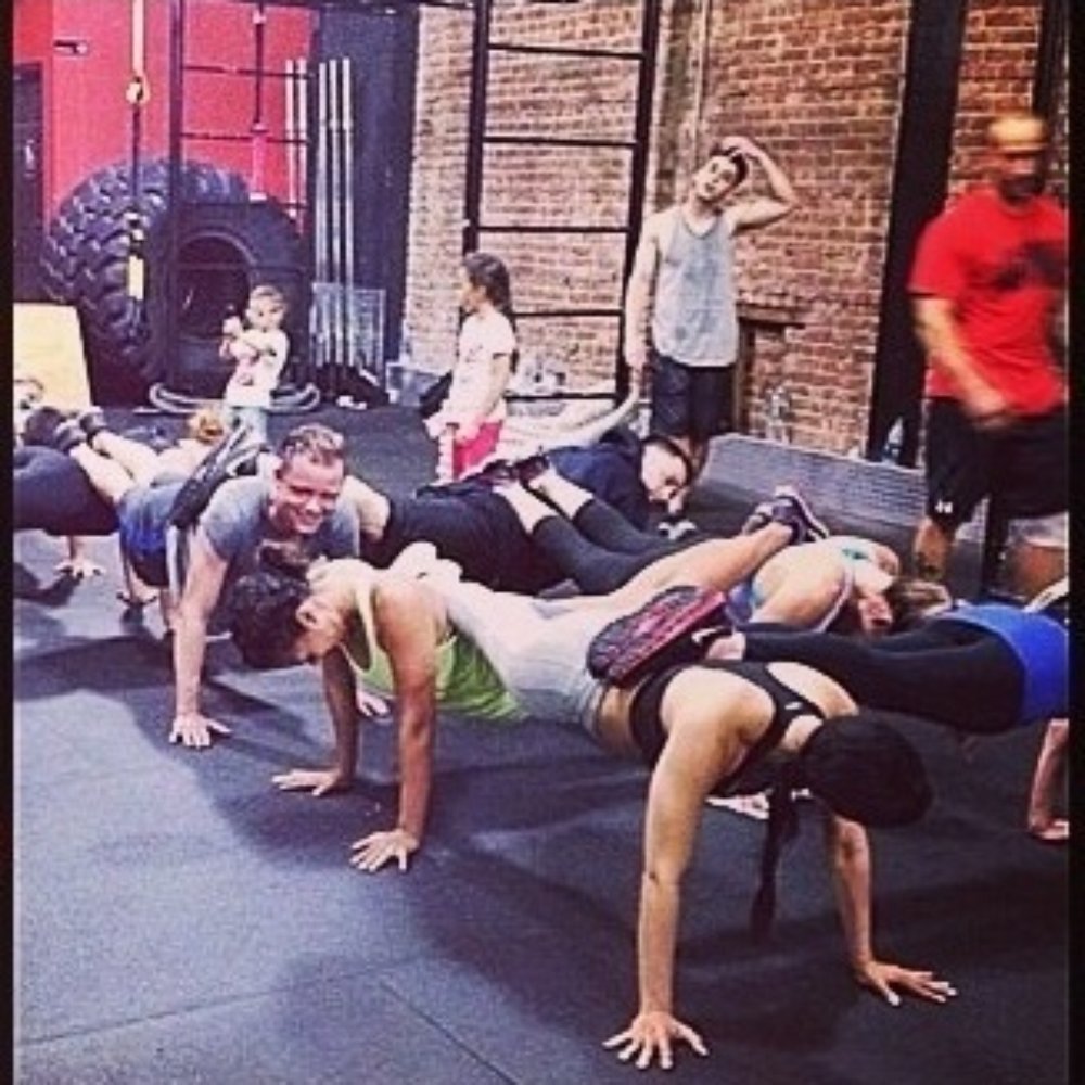 Doing a 15+ man plank. Trust. Loyalty. Bad Ass.