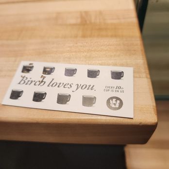 Birch Coffee - Yay stamp card - Coffee & Tea Near Me - Long Island City, New York