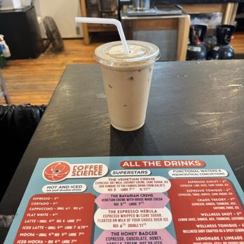 Coffee Science - Menu and Venetian Creme - Coffee & Tea Near Me - New Orleans, Louisiana