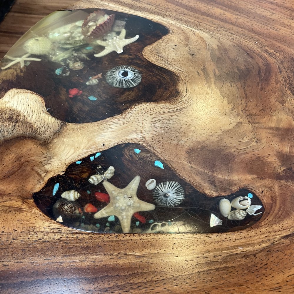Once In Hilo - Tidepool table for sale, about $2,700 - Art Galleries Near Me - Hilo, Hawaii