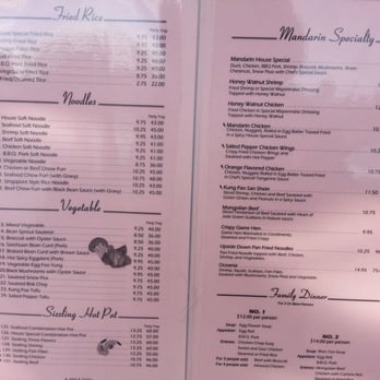 Otay Mandarin - Menu as of August 2015 - Chinese Near Me - Chula Vista, California Otay Mandarin - Menu as of August 2015 - Chinese Near Me - Chula Vista, California
