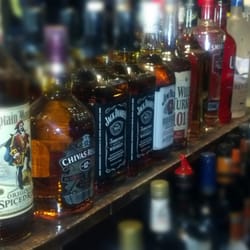Cuzzin's Sports Bar & Grill - Just a small part of the liquor selection.