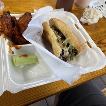 A & D Buffalos - Philly Cheesesteak and habanero wings. - Chicken Wings Near Me - Haltom City, Texas