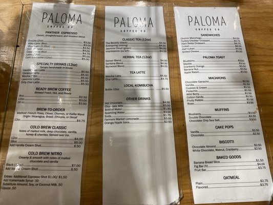 Menu photo 3 Paloma Coffee Co Windermere, FL Menu photo 3 Paloma Coffee Co Windermere, FL