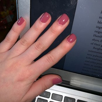 Pretty Polished - Gel manicure ($30 - Gelish color 330) - Nail Salons Near Me - New York, New York Pretty Polished - Gel manicure ($30 - Gelish color 330) - Nail Salons Near Me - New York, New York