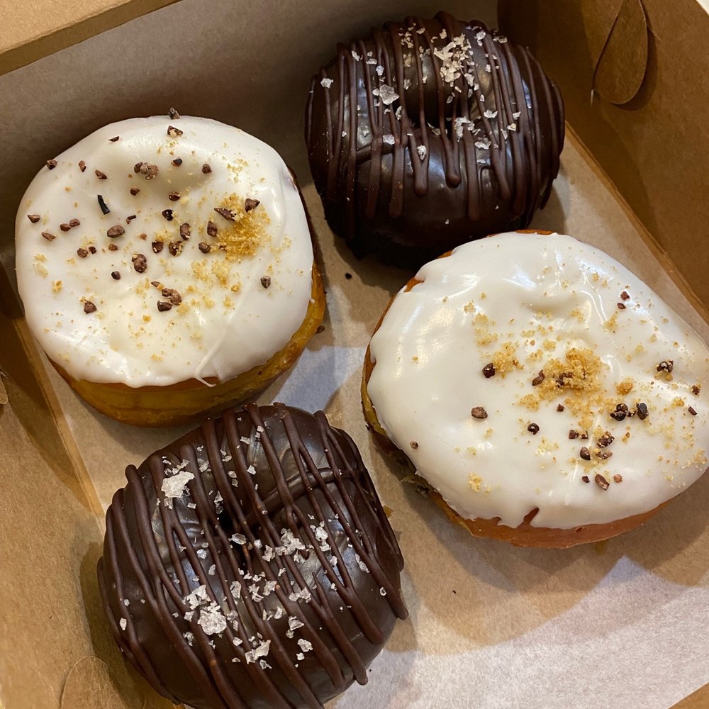 Beacon Doughnuts - Chocolate chip cookie dough & double chocolate sea salt - Donuts Near Me - Chicago, Illinois Beacon Doughnuts - Chocolate chip cookie dough & double chocolate sea salt - Donuts Near Me - Chicago, Illinois