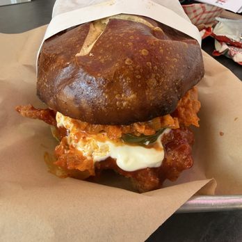 Chicken Troopers - Kimchi Chicken Sandwich - Korean Near Me - Norwalk, California