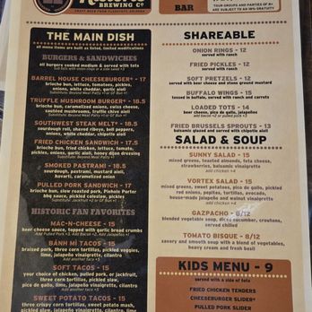 Historic Barrel House - Flagstaff - Menu - Breweries Near Me - Flagstaff, Arizona