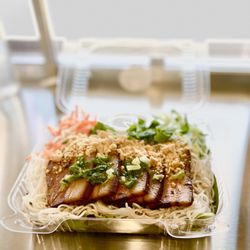 Ba To Food Truck - Piggly wiggly noodle- Pork belly with the rice vermicelli noodle salad