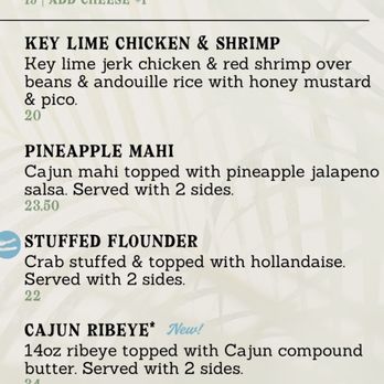 River Grille - Key Lime Chicken & Shrimp - Seafood Near Me - Ormond Beach, Florida
