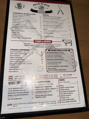 Menu photo 1 Jill's Place Santa Barbara, CA Menu photo 1 Jill's Place Santa Barbara, CA
