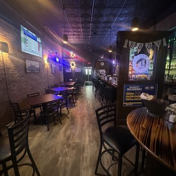 Pit Pony Pub & Eatery - Interior - bar towards the right rear. - Pubs Near Me - Centerville, Iowa