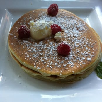 Little Branch Cafe - Raspberry and white chocolate pancakes. - Breakfast & Brunch Near Me - Chicago, Illinois